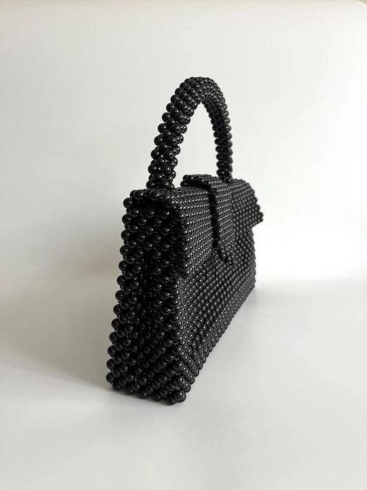 The Black Pearl Top Handle Bag