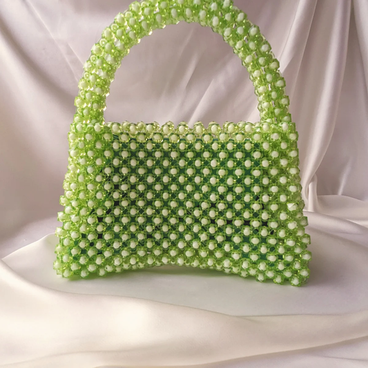 Green Lime Zest Top-Handle Bag