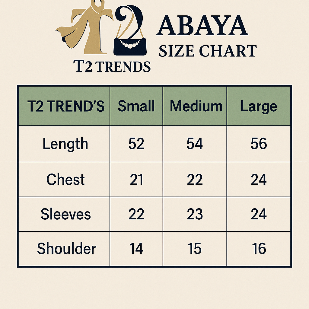 Black & Grey Panel Abaya