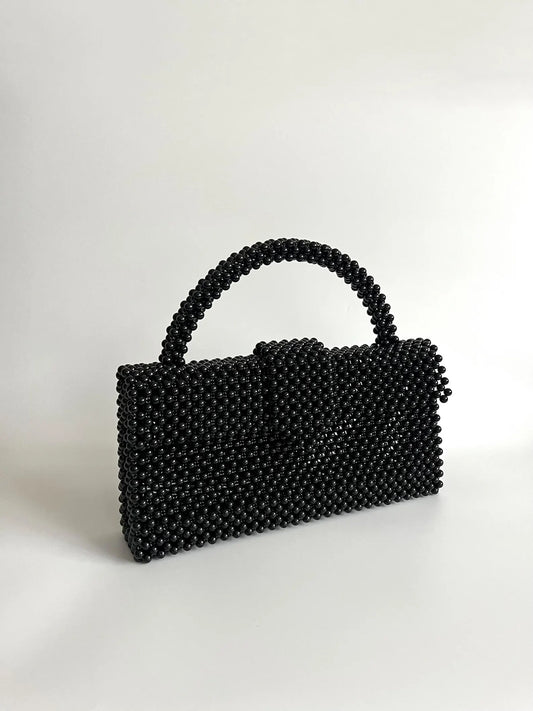The Black Pearl Top Handle Bag